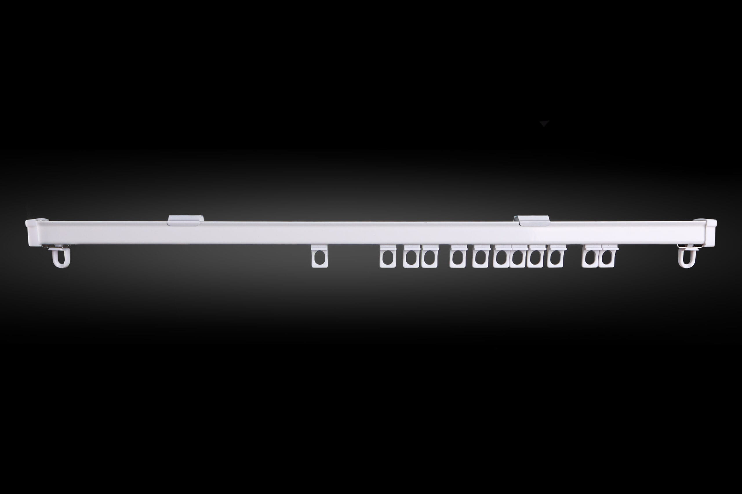 Karnisz sufitowy biały